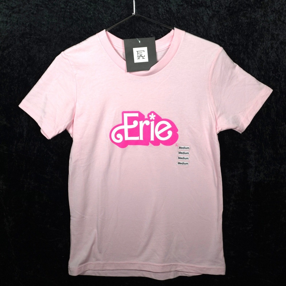 Erie Apparel Erie Doll Youth Tee Pink Graphic T-Shirt Size Medium YM W65